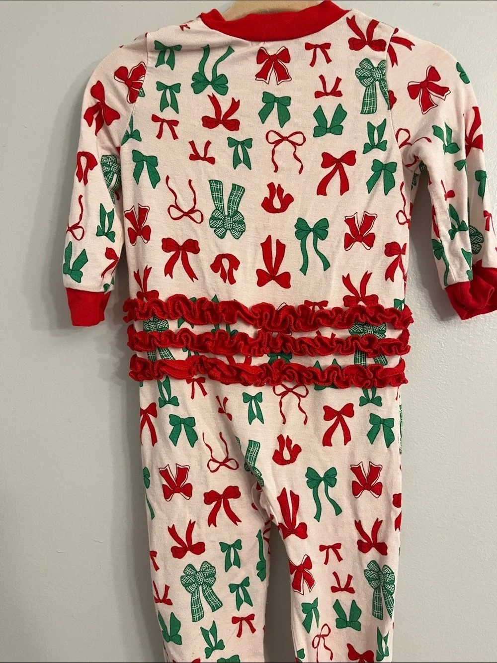MilkBerry 0-3 Mnths Multi Bows Onesie Ruffle